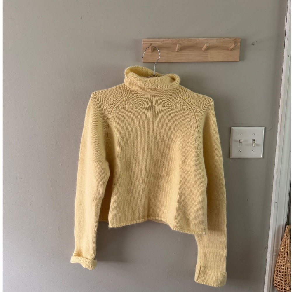 XS Boston proper yellow turtleneck